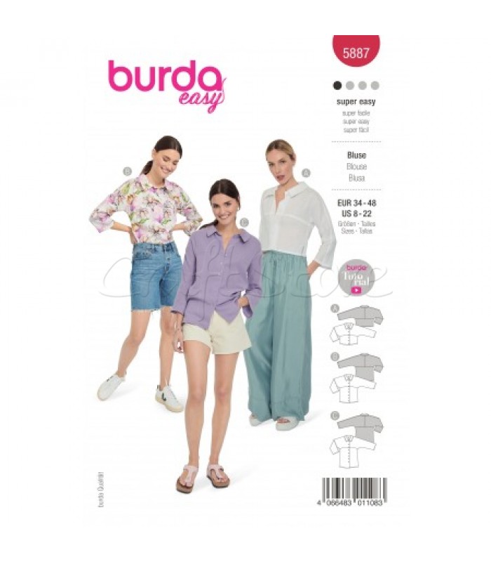 BURDA πατρόν μπλουζα 5887